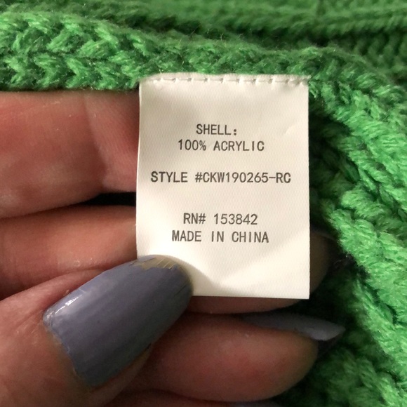 NWT! Code x Mode green sweater cardigan Size M - Picture 4 of 4